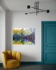 “Autumn’s Glow” Original textured Landscape Painting | Oil And Acrylic Painting in Paintings by Emily Newman Fine Art. Item made of canvas compatible with boho and contemporary style