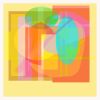 Color Abstractions C plus | Paintings by Marc VanDermeer. Item composed of paper