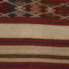 Vintage Mid-Century Fatiye Beige Brown Wool Kilim Rug | Area Rug in Rugs by Rug and Kilim