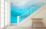 Bay Breeze Wallpaper Mural | Wall Treatments by MELISSA RENEE fieryfordeepblue  Art & Design. Item compatible with contemporary and coastal style
