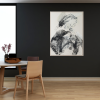 Eventually Everything Connects - Fine Art Print | Prints by Christa. Item made of canvas with paper works with minimalism & contemporary style