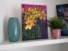 Bursting Into Spring | Oil And Acrylic Painting in Paintings by Judy Century Art. Item composed of canvas and synthetic