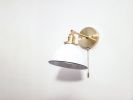 Pull Chain Directional, Wall Brass Sconce, Coastal Light | Sconces by Retro Steam Works. Item made of brass works with modern style