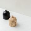 Zai Vase In Black | Vases & Vessels by Whirl & Whittle | Pooja Pawaskar. Item composed of wood