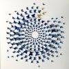 Into The Blue | Wall Sculpture in Wall Hangings by Lorna Doyan. Item made of paper works with contemporary & modern style