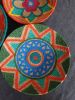 Modern Boho Wall Decor Baskets | Decorative Plate in Decorative Objects by Sarmal Design. Item made of bamboo with cotton works with boho & contemporary style
