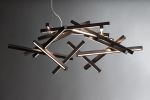INTERSTELLAR XL chandelier | Chandeliers by Next Level Lighting. Item composed of wood