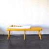 Custom Long Resin Bench | Benches & Ottomans by Tina Frey. Item made of synthetic