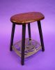 Cafe Stool | Chairs by Andrew J | Old Nelson Food Company in Philadelphia. Item made of walnut with steel works with boho & contemporary style