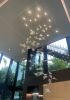 Murano Dancing Maple Leaves Chandelier in Mix Glass Color | Pendants by Galilee Lighting. Item composed of metal and glass in modern style