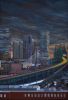 Entering Boston | Paintings by Felipe Ortiz Art