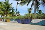 Promenade Wall | Street Murals by Debra Yates | Smathers Beach in Key West. Item made of synthetic