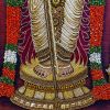 Lord Murugan Swamy Kartikey Handmade Bejewelled Wall Art For | Embroidery in Wall Hangings by MagicSimSim