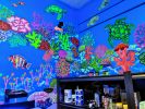 Underwater Sea Mural | Murals by Christine Crawford | Christine Creates | Palmetto Reef in West Columbia. Item composed of synthetic