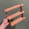"Sous Chef" Spice Rack w/ 12 Glass Jars - Choose Your Wood | Storage by Sterling Woodcrafts. Item made of wood & glass compatible with contemporary and japandi style