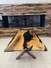 Black Dining Table - Epoxy Resin Table - Custom Epoxy Table | Tables by Tinella Collection. Item composed of wood in minimalism or contemporary style