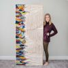 Statement Handwoven Framed Wall Tapestry | Wall Hangings by Shaylee Southerland // Mix Match Market. Item made of wool with fiber