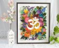 OM for studio or for home - Wall handgging | Wall Sculpture in Wall Hangings by Mira's Craft