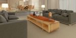 Coffee table from Vibes collection | Tables by Rougepourpre. Item made of maple wood with copper
