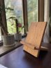 Folding Book Display - in American Cherry | Holder in Tableware by Sterling Woodcrafts. Item made of wood works with contemporary & japandi style