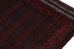 Vintage Baluch Afghan rug in Red & Blue Patterns | Area Rug in Rugs by Rug and Kilim