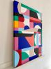 Kaleidescope - original acrylic painting | Oil And Acrylic Painting in Paintings by Jilli Darling. Item made of wood & canvas compatible with mid century modern and contemporary style