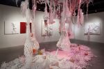 Aftermath: In The Pink | Sculptures by Leisa Rich | Thomas Deans Fine Art in Atlanta. Item made of fabric & synthetic