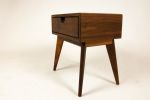 Abymini | Nightstand in Storage by Curly Woods. Item composed of oak wood compatible with mid century modern style