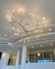 newGROWTH chandelier | Chandeliers by CP Lighting | Contessa Condominium in Naples. Item made of aluminum works with contemporary & modern style