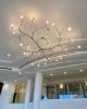 newGROWTH chandelier | Chandeliers by CP Lighting | Contessa Condominium in Naples. Item made of aluminum works with contemporary & eclectic & maximalism style