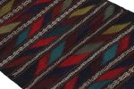 Vintage Afghan Kilim with Polychromatic Geometric patterns | Area Rug in Rugs by Rug and Kilim