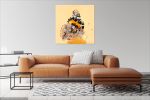 Red Admiral Butterfly Oil Painting | Oil And Acrylic Painting in Paintings by Michelle Keib Art. Item made of canvas