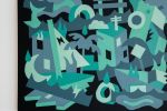 Lagoon of Lust And Fire | Oil And Acrylic Painting in Paintings by Noah Levy. Item made of wood & synthetic