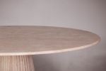 Travertine Dining Table. Marble Dining Table. Dining Table. | Tables by HamamDecor LLC. Item composed of marble in minimalism or contemporary style