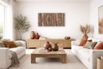 WAVELENGTH – Large Abstract Reclaimed Wood Wall Art (60"x30" | Wall Sculpture in Wall Hangings by Craig Forget. Item made of wood works with boho & contemporary style