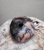 Horse hair zen ceramic stone vases | Sculptures by Elena Miller. Item made of ceramic compatible with minimalism and contemporary style