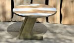 Callisto Eclipse | Coffee Table in Tables by Fine Line Woodworks. Item composed of wood & brass