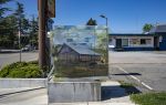 Castro Valley Skies | Street Murals by Lisa Levine. Item composed of synthetic