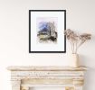 Painting with watercolour landscape | Watercolor Painting in Paintings by Oplyart. Item made of paper works with contemporary & country & farmhouse style