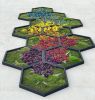 Rainbow Hexagon Moss Art XL 24" Frames | Wall Hangings by Mosstique. Item composed of wood in boho or eclectic & maximalism style