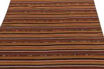 1950s Vintage Turkish Kilim rug in Multicolor Stripes | Area Rug in Rugs by Rug and Kilim
