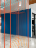 Linkedin HQ | Paneling in Wall Treatments by ANTLRE - Hannah Sitzer | LinkedIn Global Headquarters in Sunnyvale. Item composed of synthetic