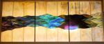Energy Flow | Glasswork in Wall Treatments by Celinder's Glass Design | Golden Circle Church in Santa Ana. Item composed of glass