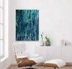 Blue Mood | Oil And Acrylic Painting in Paintings by Andi Williams Art. Item made of canvas