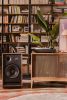 TONN 150 - Record player stand, vinyl record storage | Sideboard in Storage by Mo Woodwork | Stalowa Wola in Stalowa Wola. Item made of walnut