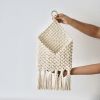 Macrame Pouch- Envelope | Macrame Wall Hanging in Wall Hangings by YASHI DESIGNS. Item composed of cotton and fiber in boho or contemporary style