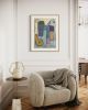 April Study #4, Abstract Painting by Rebekah Andrade | Oil And Acrylic Painting in Paintings by Rebekah Andrade. Item composed of paper compatible with contemporary and modern style