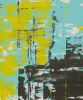 Static Yellow | Oil And Acrylic Painting in Paintings by Ronald Hunter. Item composed of canvas & synthetic