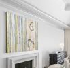 Remaining Particles | Mixed Media by Kari Souders. Item composed of wood and canvas in boho or minimalism style