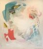 “Ruby Dream” Painting | Oil And Acrylic Painting in Paintings by Katie Ré Scheidt. Item composed of canvas and synthetic